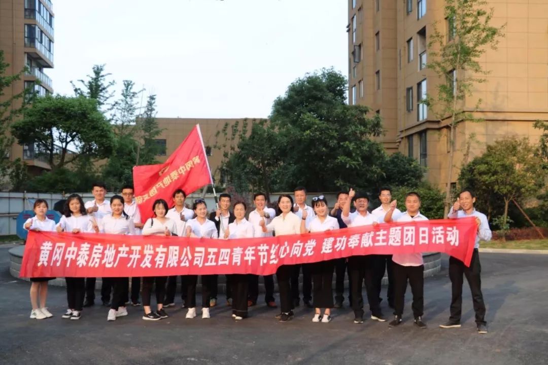 红心向党  建功奉献——黄冈中泰房地产开发有限公司团支部主题团日活动